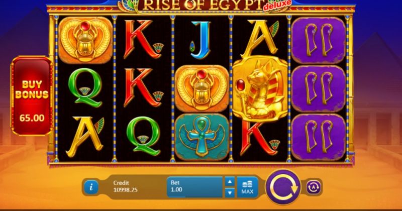 Play in Rise of Egypt: Deluxe slot online from Playson for free now | www.lifeblob.com